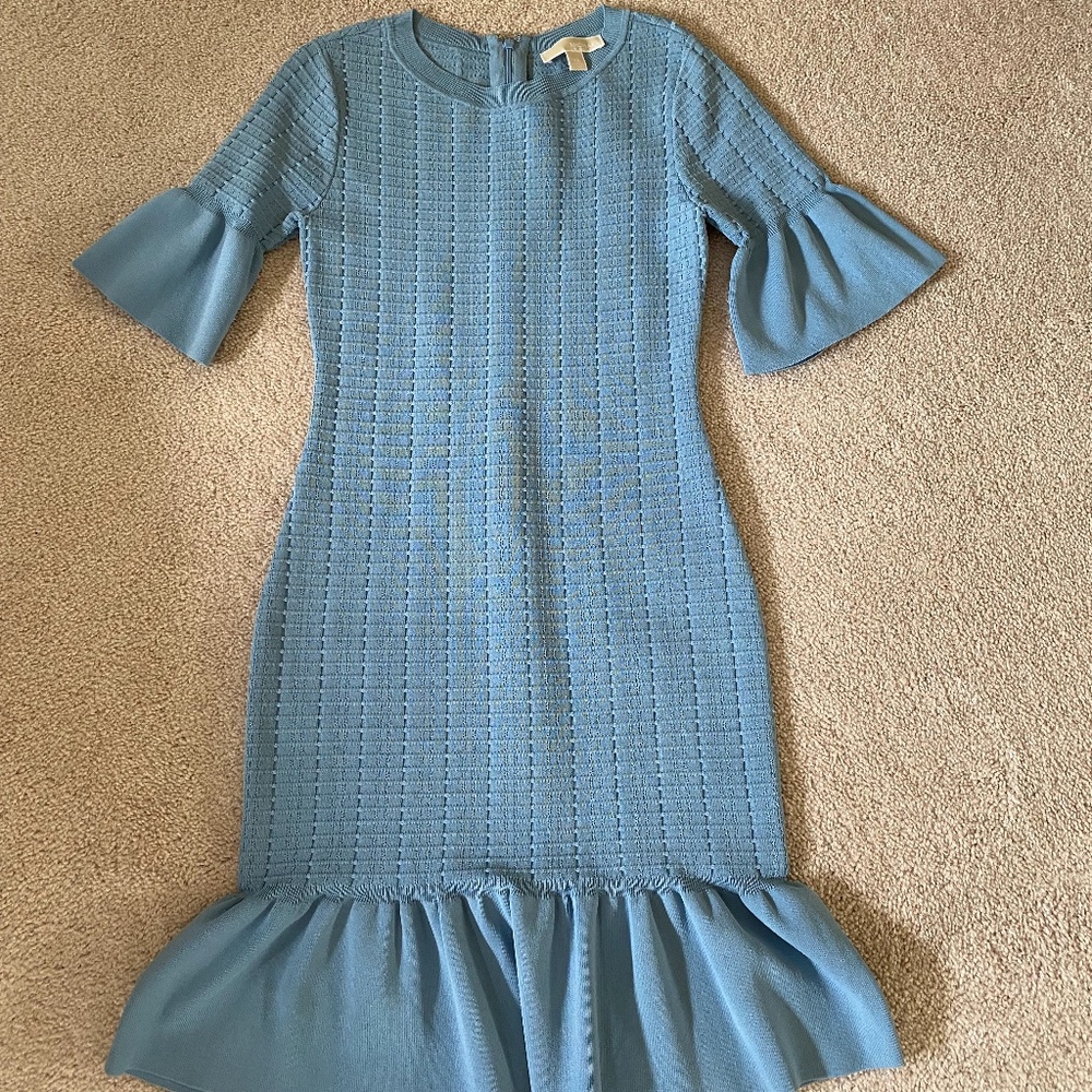 Michael Kors Stretch Knit Bell Cuff Dress